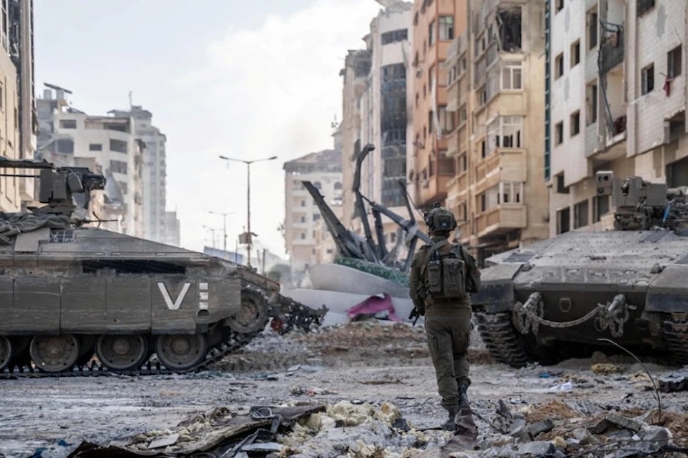 Fuerzas israelíes durante la incursión terrestre en la Franja de Gaza.