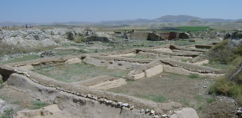 Ruinas de la antigua ciudad de Gordian 