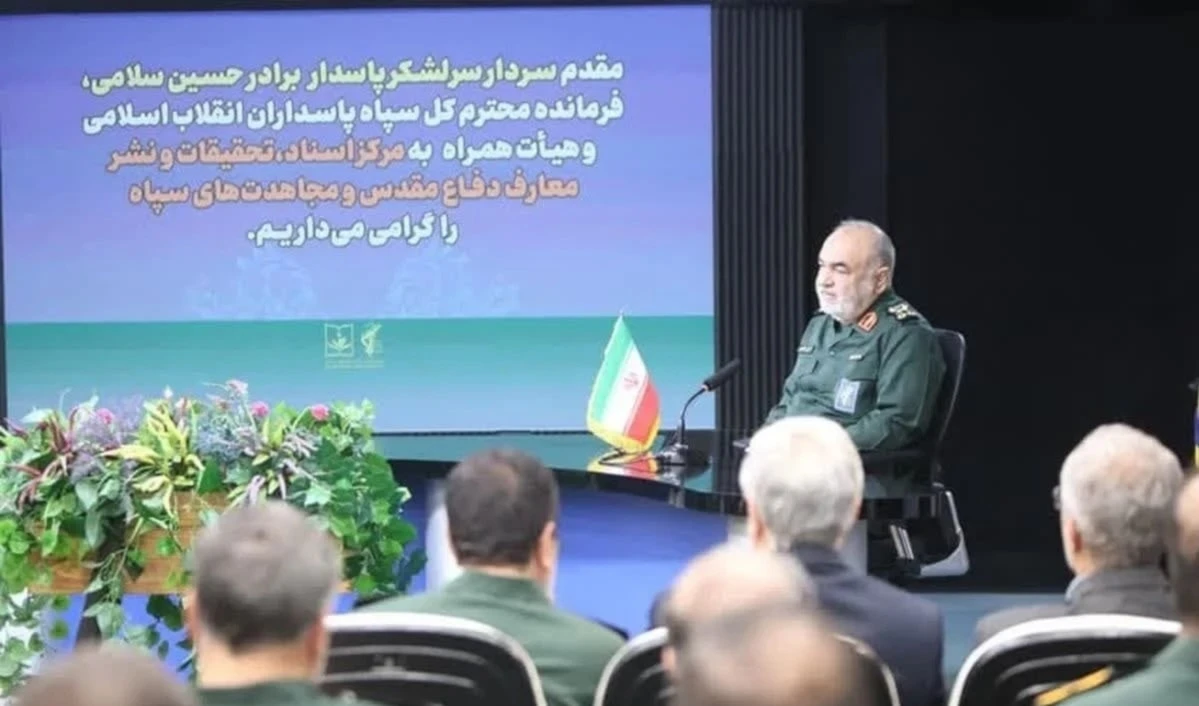 El comandante del Cuerpo de la Guardia Revolucionaria Islámica de Irán, el general de división Hossein Salami.