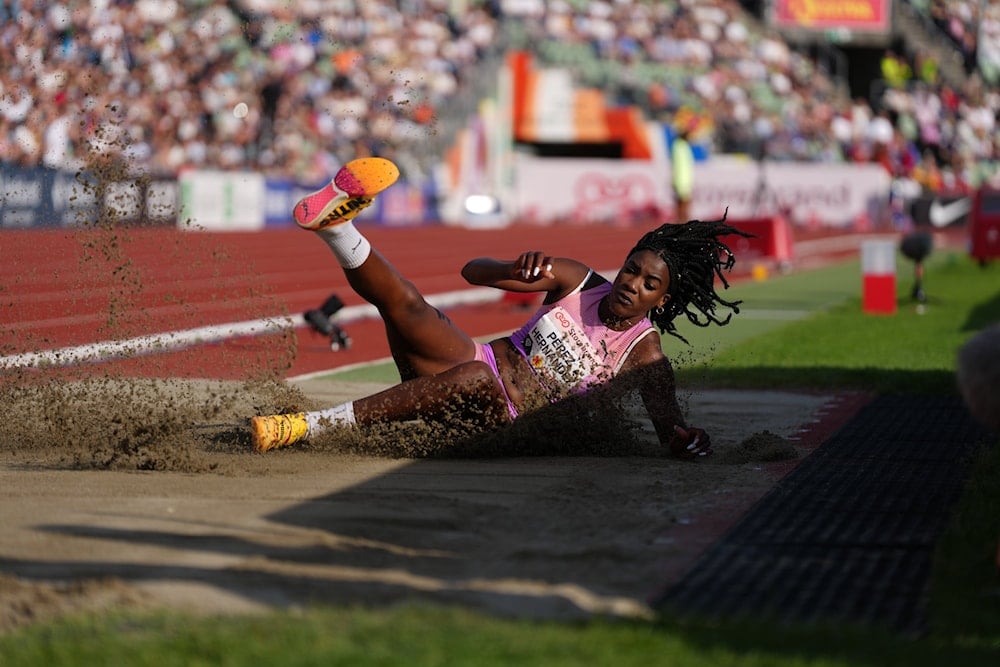 Cubana Pérez domina triple salto en la Liga de Diamante de atletismo.