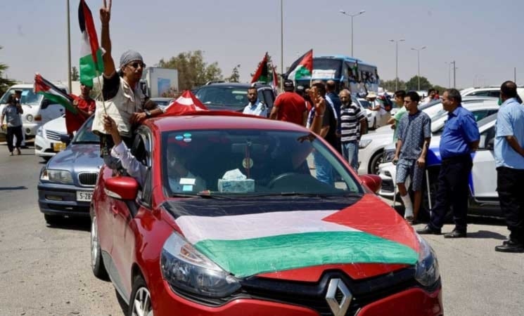 Solidaridad con Gaza en Líbia.
