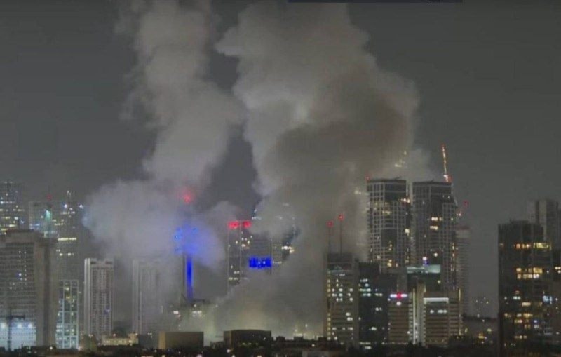 Misiles iraníes impactan