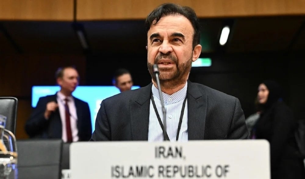 El representante iraní ante la Agencia Internacional de Energía Atómica (AIEA), Reza Najafi.