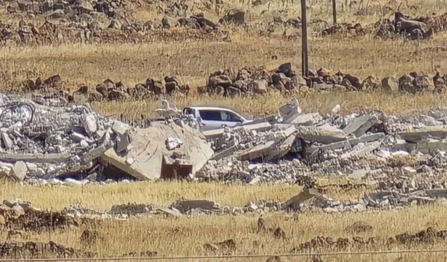 Tropas israelíes demolieron un barrio completo al sur de Siria