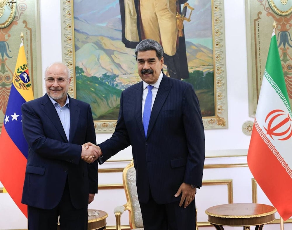 Recibe presidente de Venezuela a Mohammad Bagher Ghalibaf