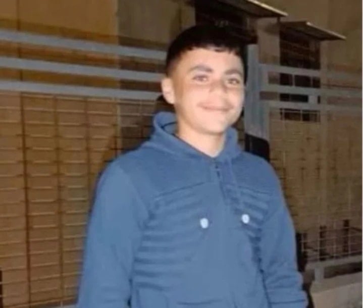 El niño palestino asesinado Yousef Faqha. 