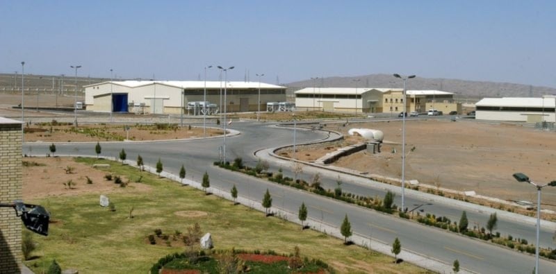 Instalacion nuclear de Natanz, Irán.
