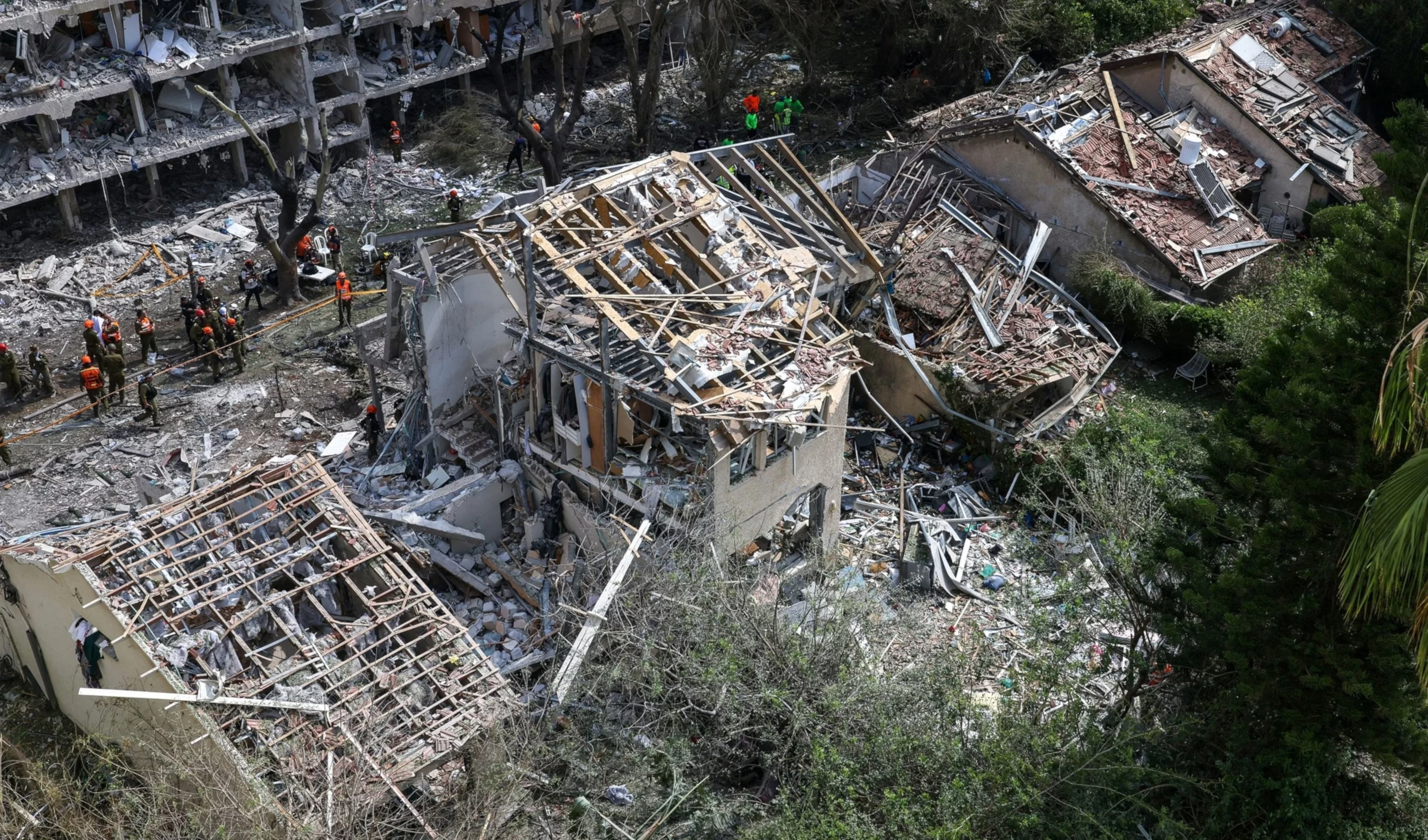 Ataques con misiles iraníes obligan a los colonos israelíes a huir de sus hogares