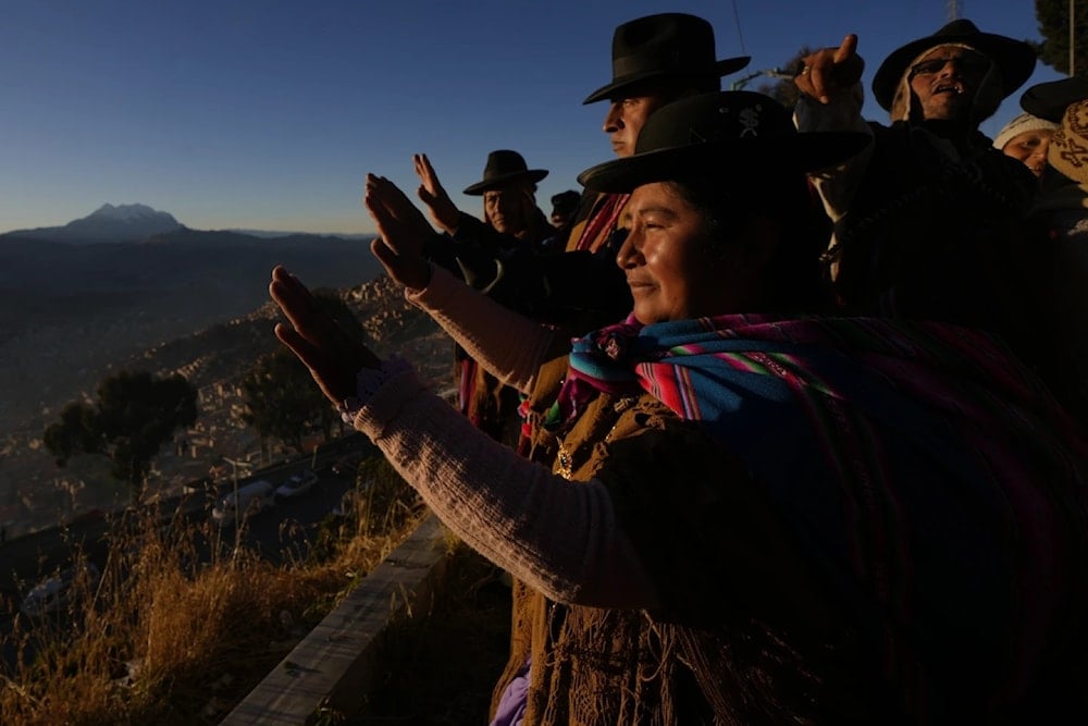 Bolivia celebra Año Nuevo Andino en honor a la Pachamama. Foto: AP. 