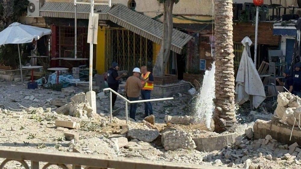 Destrucción en Haifa tras el impacto del misil iraní el pasado domingo 22 de junio.