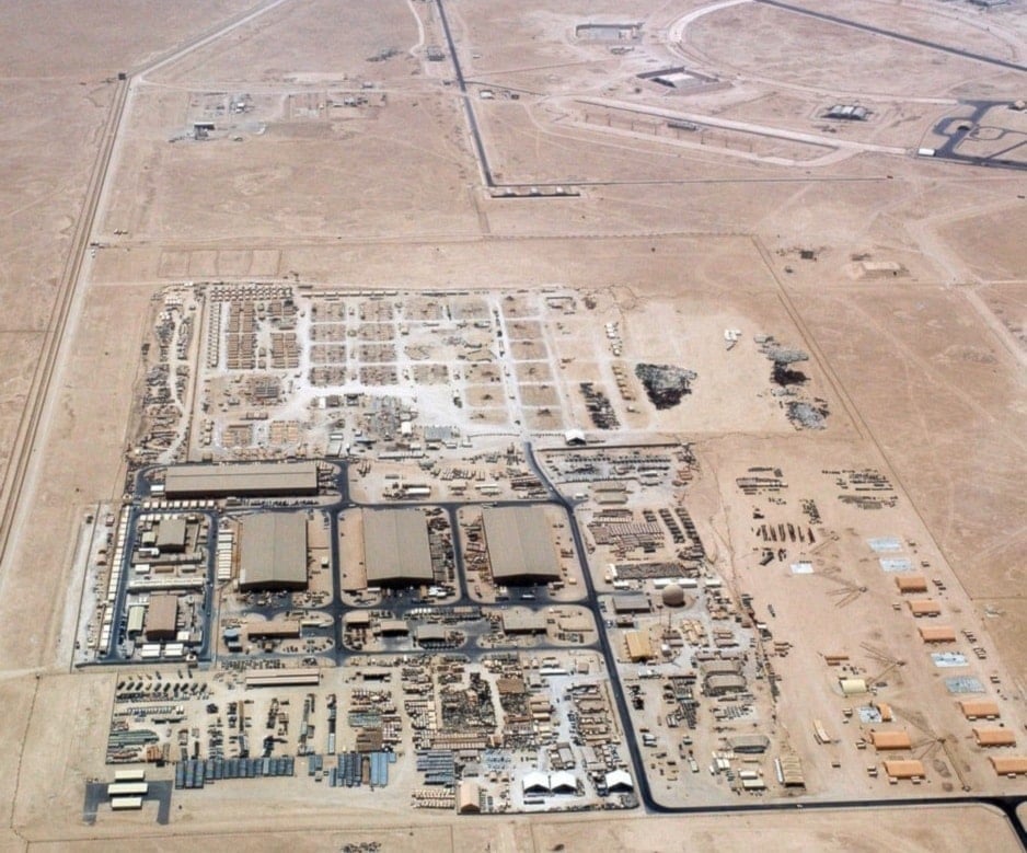 Base de Estados Unidos Al Udeid ubicada en Qatar. 