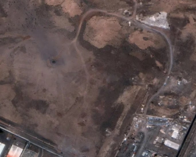 Imagen aérea de la central nuclear de Natanz, en Ián.