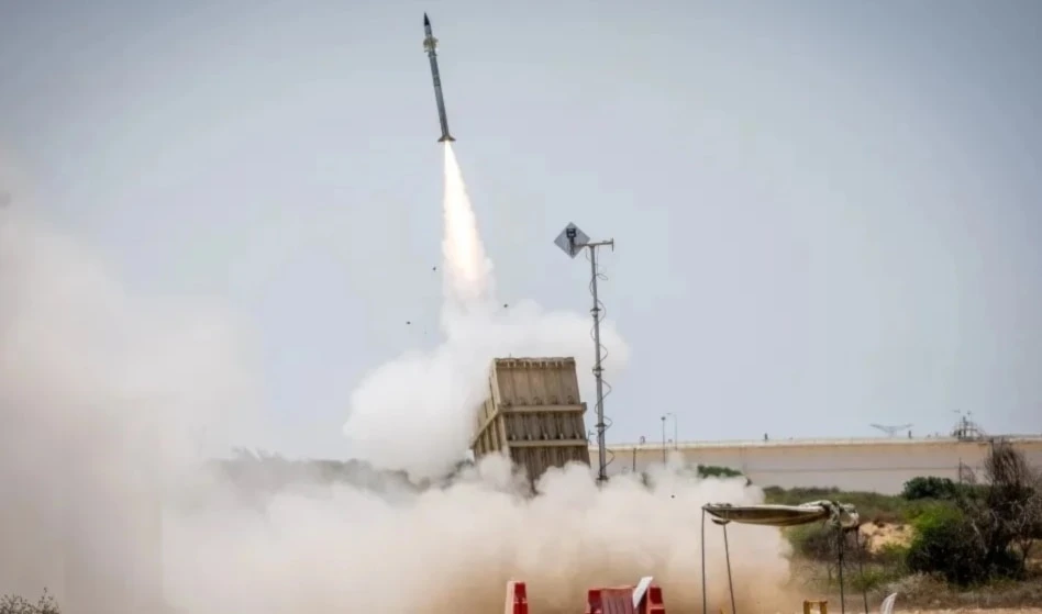 Misil interceptor fue lanzado por la Cúpula de Hierro.