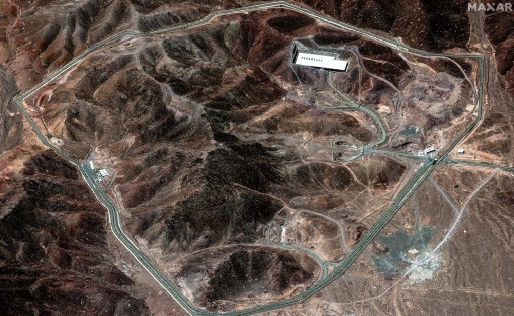 Imagen de la central nuclear de Fordow, en el centro de Irán.