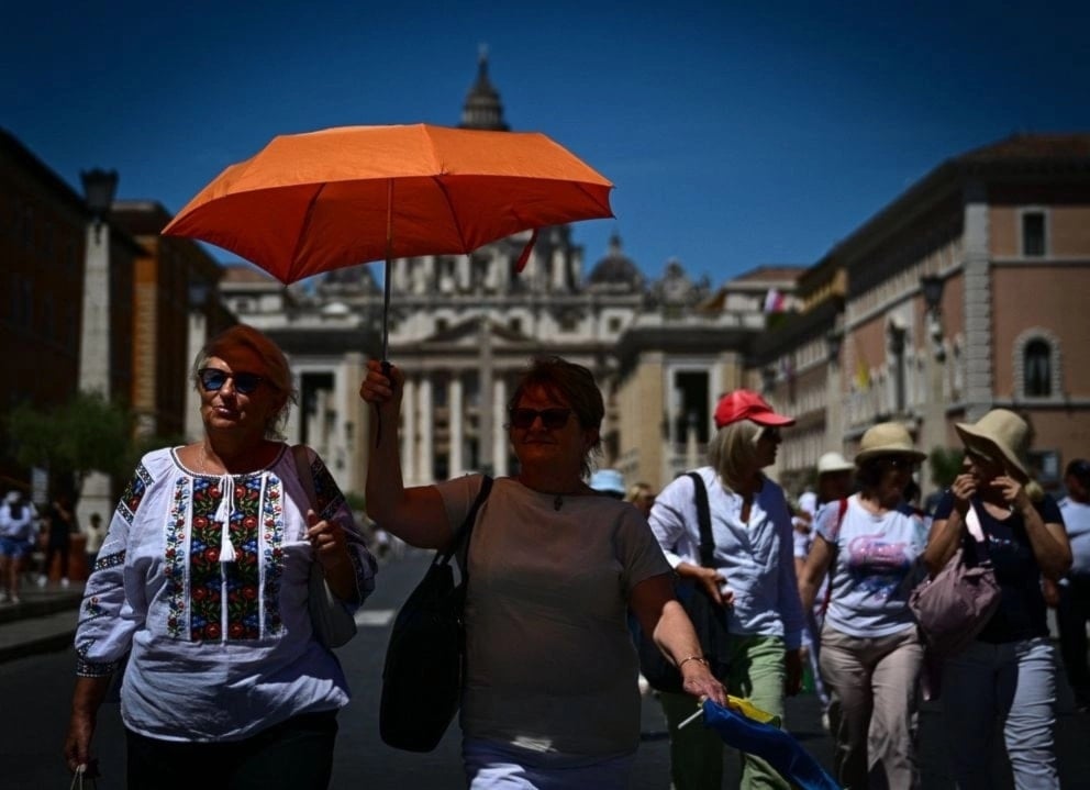 Advierten sobre temperaturas de 40 grados Celsius en el sur de Europa. Foto: AFP. 
