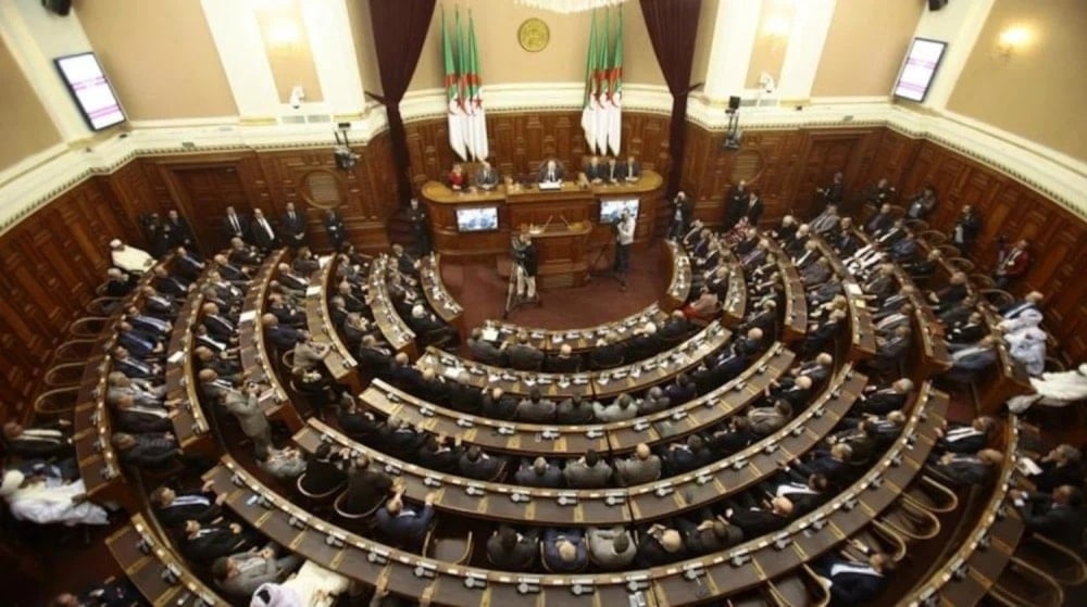 Sesión de la Asamblea Nacional de Argelia.