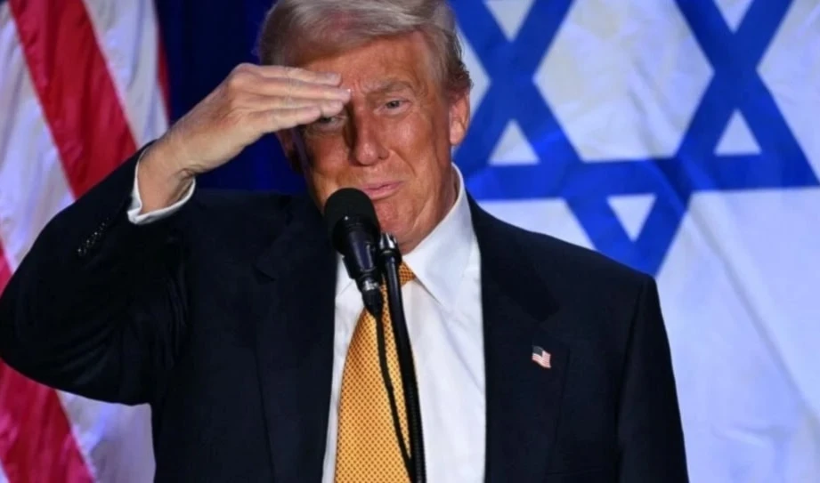 Trump habla en la Cumbre Nacional del Consejo israelí-estadounidense, el 19 de septiembre de 2024. Foto: AFP