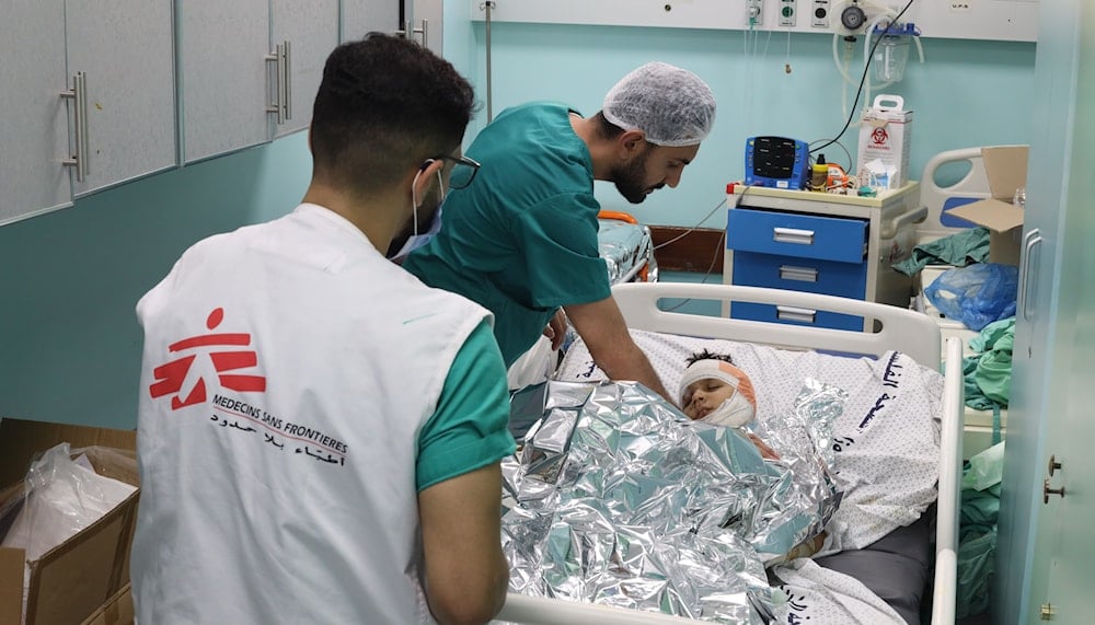 Médicos de Gaza dan su propia sangre a pacientes heridos por 