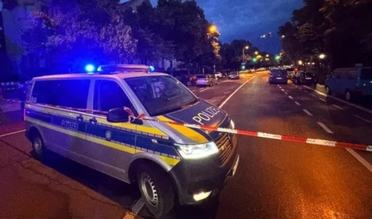 Lugar del ataque con cuchillo en Múnich, Alemania.