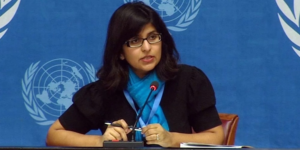 La portavoz de la Oficina del Alto Comisionado de las Naciones Unidas para los Derechos Humanos, Ravina Shamdasani.