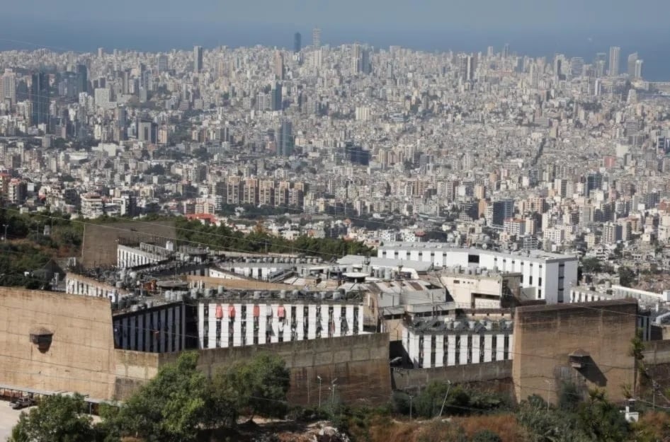 Edificio de la prisión de Roumieh en Líbano.
