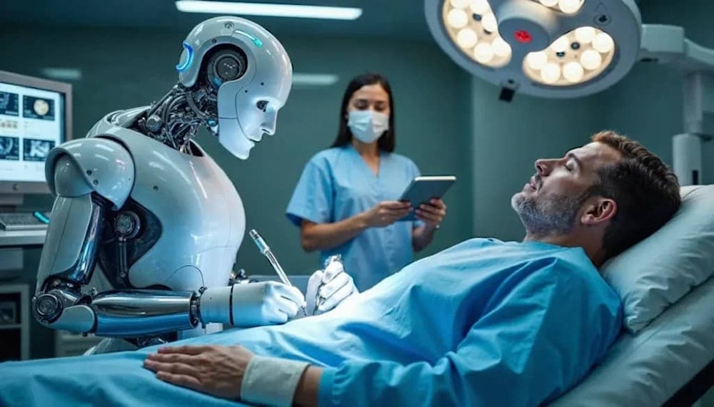 Por primera vez, un robot ha realizado una cirugía realista sin ayuda humana. Foto: Freepik generada con IA.