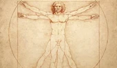 Hombre de Vitruvio, de Leonardo da Vinci. Foto: Getty Images.