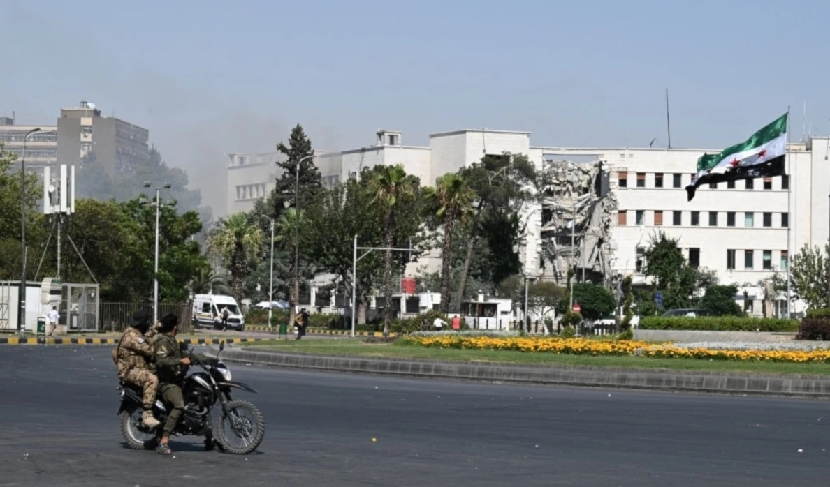Ataque contra sede del Estado Mayor en Damasco. 16 de julio de 2025 (Foto: AFP)
