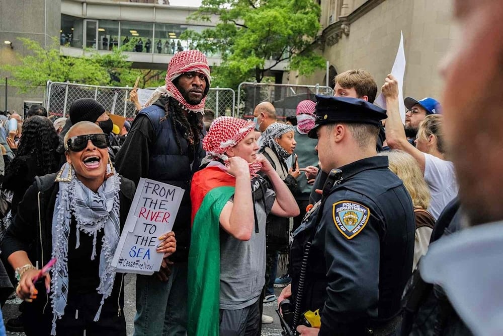 Manifestantes pro-palestinos arrestados en la ciudad de Nueva York (Foto: Archivo)