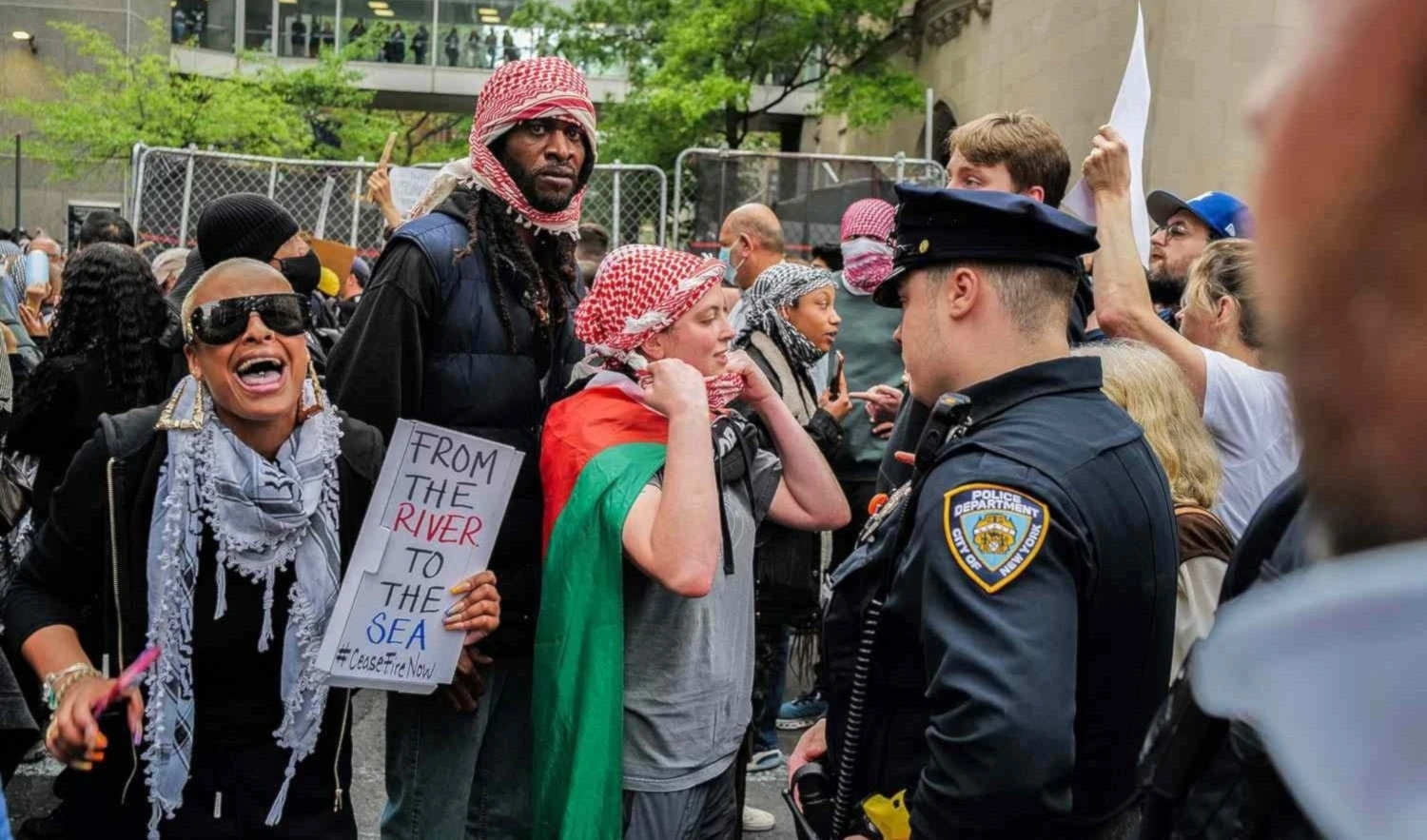 Manifestantes pro-palestinos arrestados en la ciudad de Nueva York (Foto: Archivo)