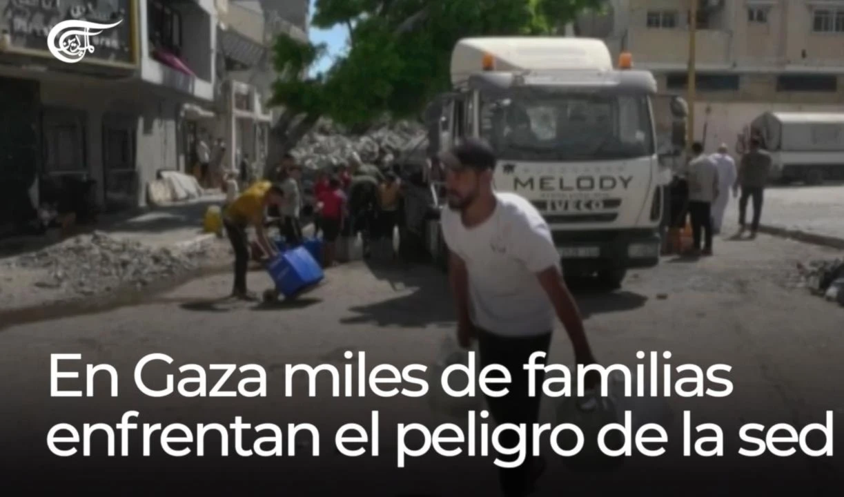 En Gaza miles de familias enfrentan el peligro de la sed