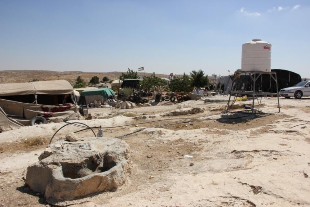 Pueblo de Khirbet Susya en Cisjordania ocupada. 