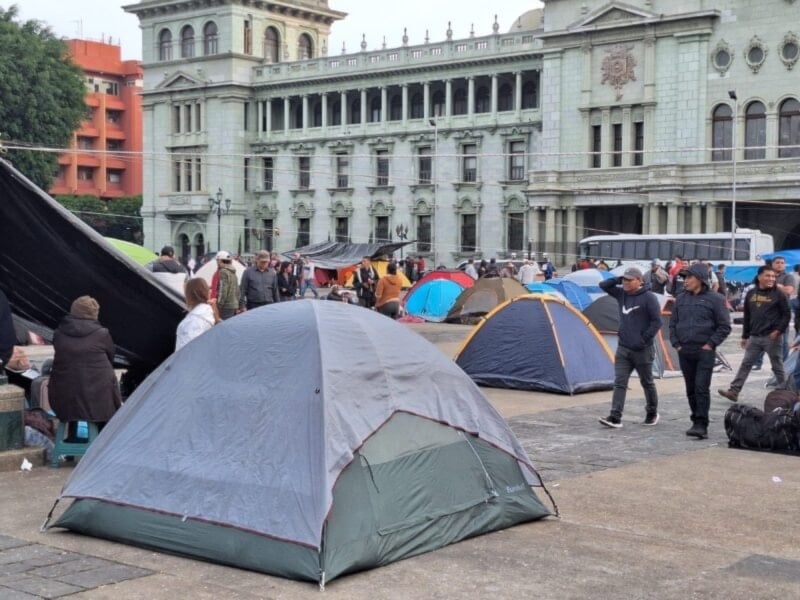 Guatemala reporta afectaciones al Patrimonio tras protesta magisterial