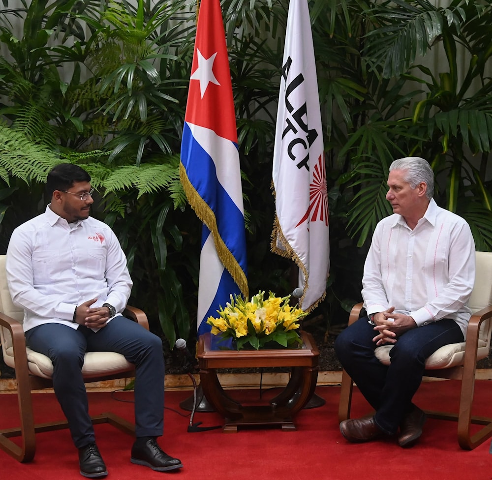 Presidente de Cuba se reunió con secretario del ALBA-TCP (Foto: Presidencia Cuba)