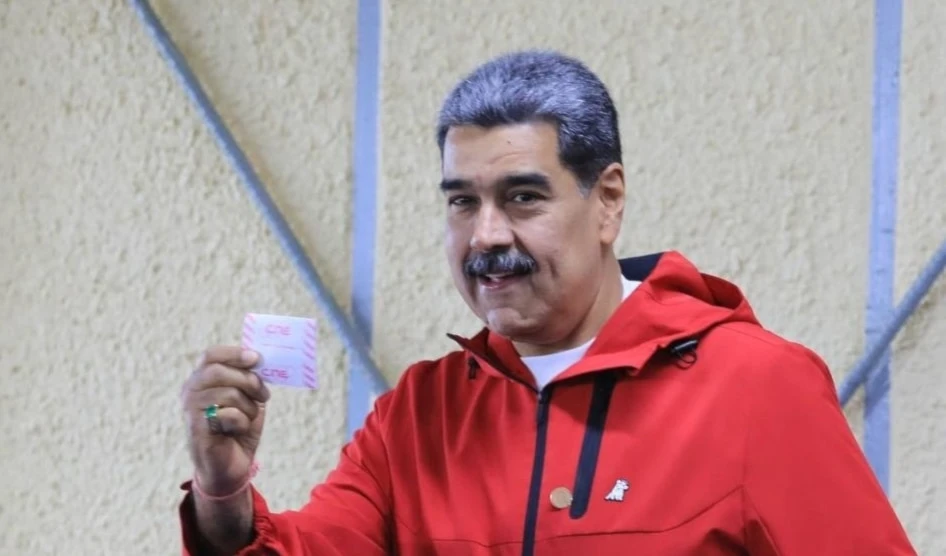 Maduro: "En Venezuela, quien elige al presidente es el pueblo, no una potencia extranjera" Maduro: "En Venezuela, quien elige al presidente es el pueblo, no una potencia extranjera"