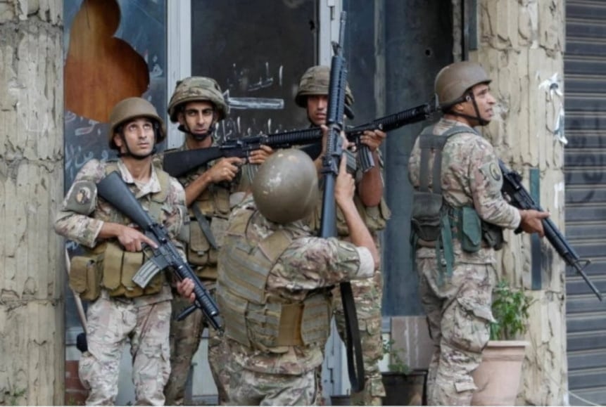 Ejército Libanés arresta a una célula terrorista de cinco personas