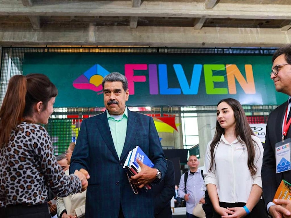 Maduro denuncia sionismo en apertura de Feria del Libro en Venezuela. Foto: Prensa Latina