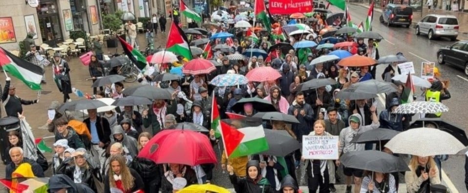 Manifestaciones masivas contra el genocidio israelí en la Franja de Gaza (Foto: Agencias)