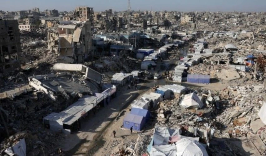 Destrucción causada por la agresión israelí en Gaza (Foto: AFP)