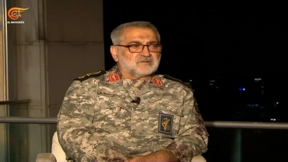 El portavoz principal de las fuerzas armadas de la República Islámica, general de brigada Abu Al-Fazl Shekarchi.