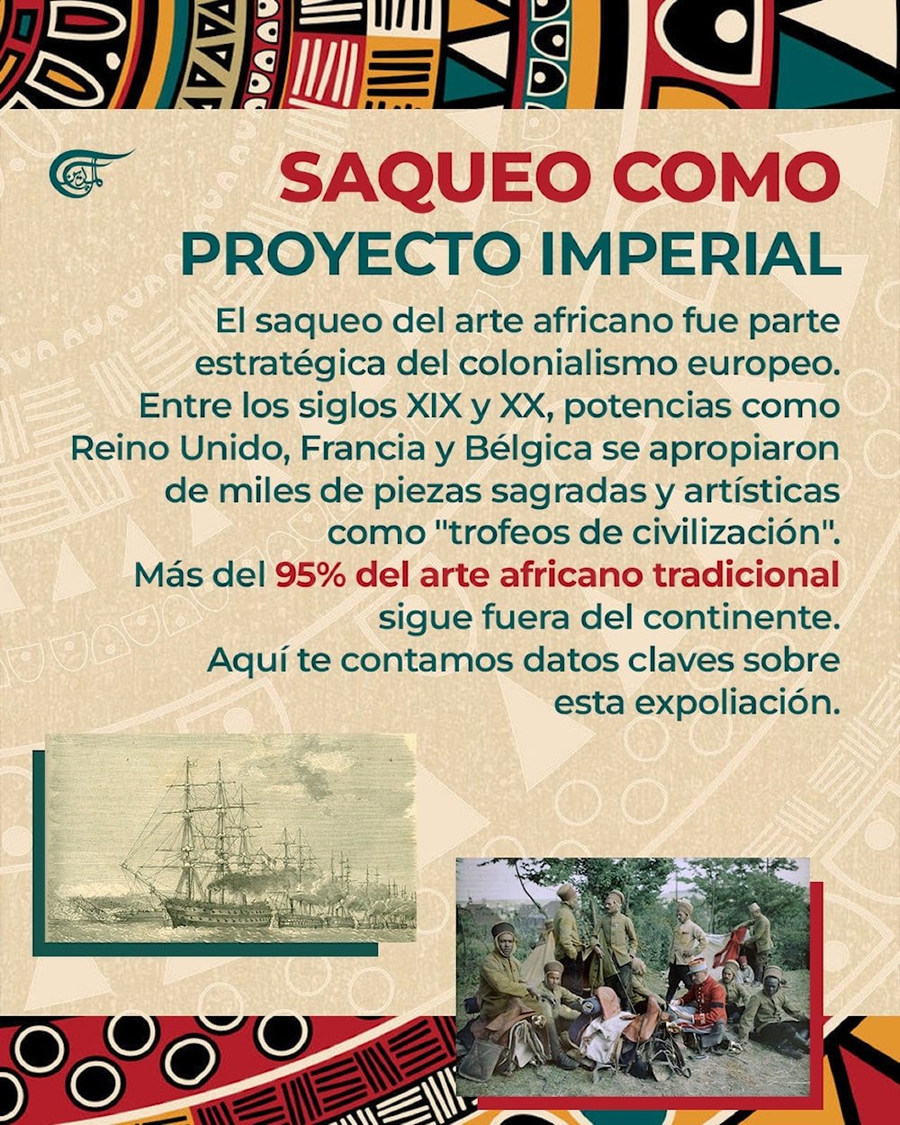 El expolio colonial del patrimonio africano