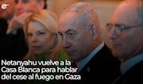Netanyahu vuelve a la Casa Blanca para hablar del cese al fuego en Gaza
