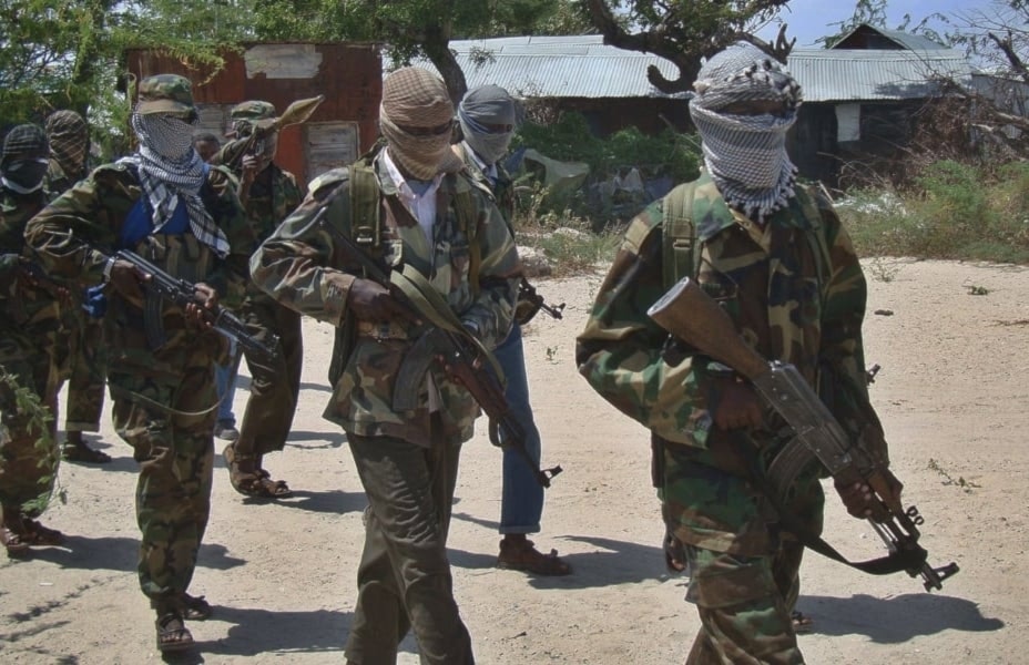 Efectivos del movimiento de Al-Shabaab en Somalia