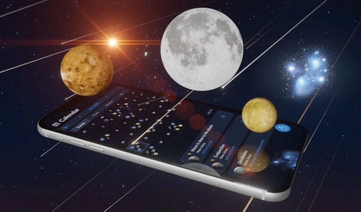 ¿Qué ocurrirá en el cielo nocturno del hemisferio norte este mes?¿Qué ocurrirá en el cielo nocturno este mes? Imagen: Vito Technology, Inc.