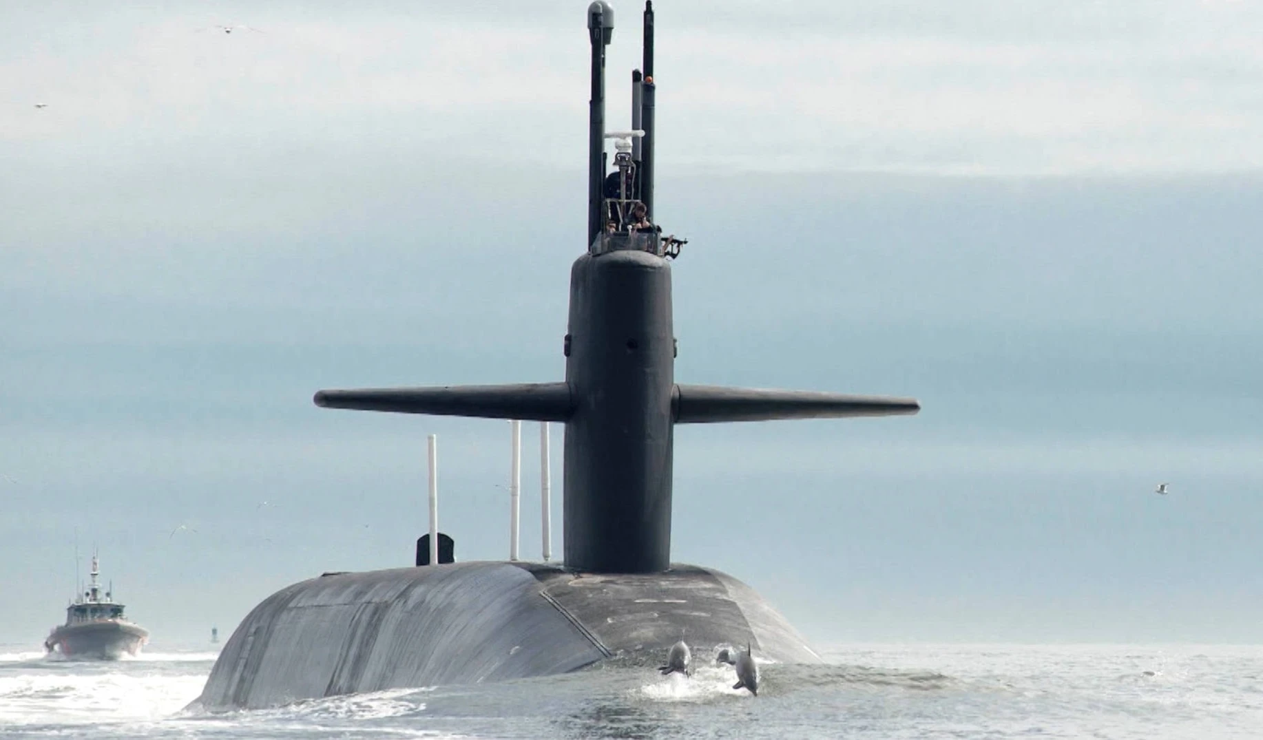 Submarino de misiles balísticos nucleares "Tennessee" de la Armada de los EE. UU.