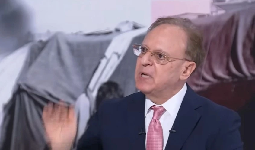 El miembro clave del equipo negociador del presidente Donald Trump para un alto al fuego en Gaza, el palestino-estadounidense Bishara Bahbah.