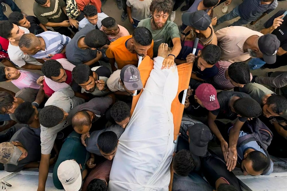  Fallecidos en el Hospital Al Shifa, en Ciudad de Gaza, el 31 de julio de 2025. EFE. 