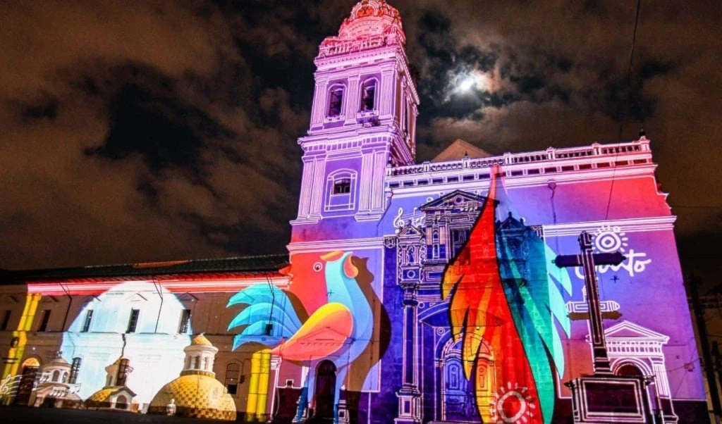 Festival Luz de América ilumina Quito, Ecuador Festival Luz de América ilumina Quito, Ecuador