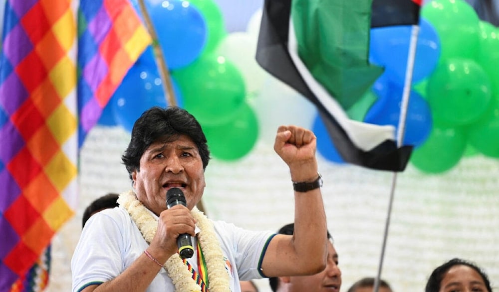 Evo Morales llamó al voto nulo. 