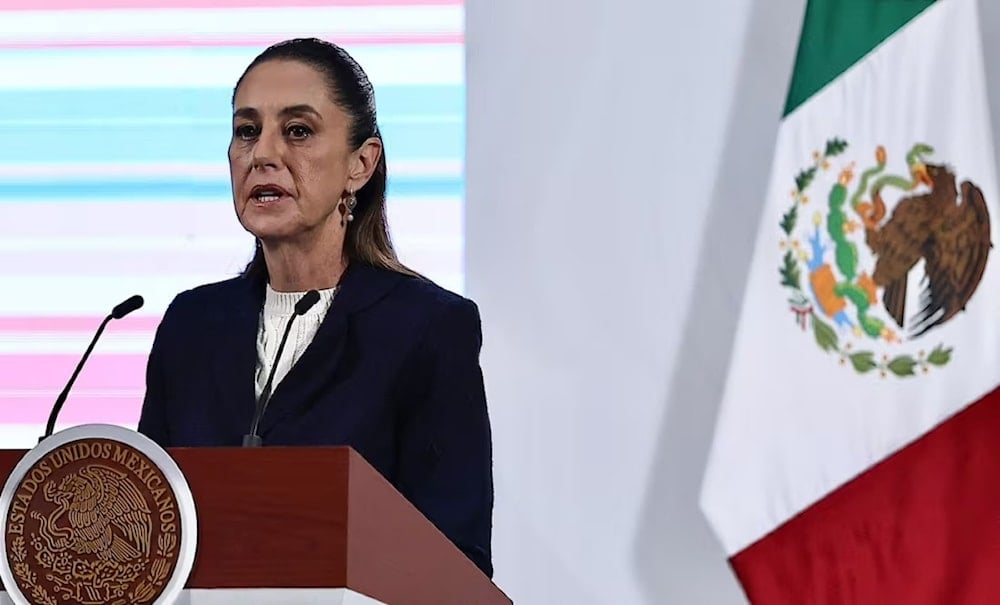 Conferencia matutina de la presidenta Claudia Sheinbaum en Palacio Nacional el 11 de agosto de 2025. (Foto: EL UNIVERSAL)